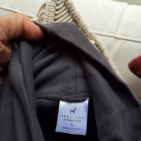 Peruvian Connection Maxi T-neck Pima dress NWOT. - Picture 4 of 5